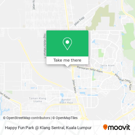 Happy Fun Park @ Klang Sentral map