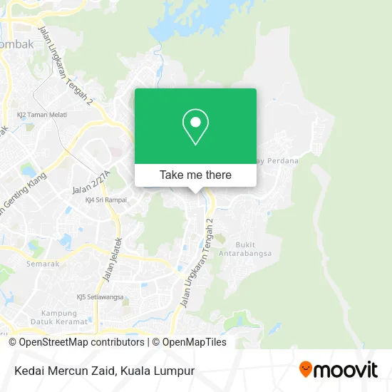 Kedai Mercun Zaid map