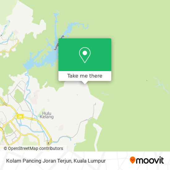 Kolam Pancing Joran Terjun map