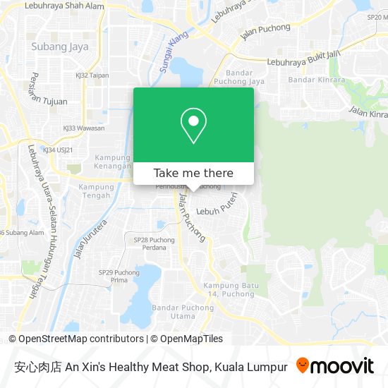 安心肉店 An Xin's Healthy Meat Shop map