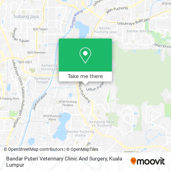 Bandar Puteri Veterinary Clinic And Surgery map