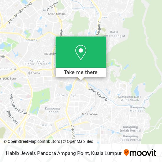 Peta Habib Jewels Pandora Ampang Point