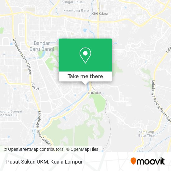 Pusat Sukan UKM map