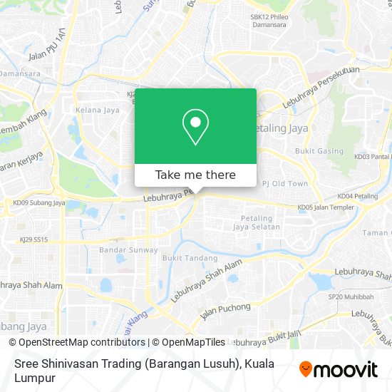 Sree Shinivasan Trading (Barangan Lusuh) map