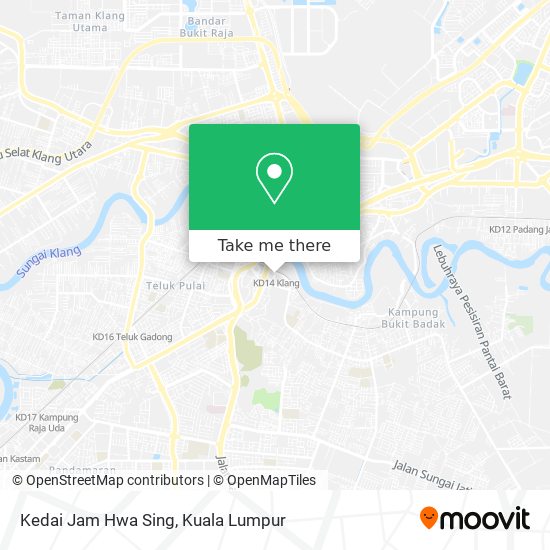 Kedai Jam Hwa Sing map