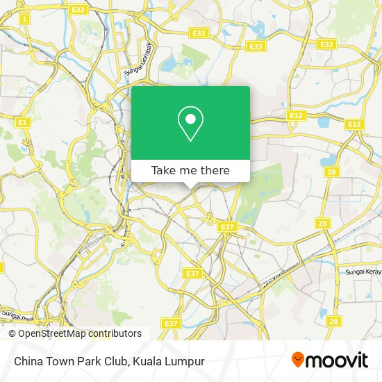 China Town Park Club map