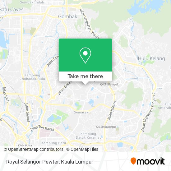 Peta Royal Selangor Pewter