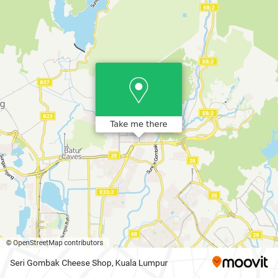 Peta Seri Gombak Cheese Shop
