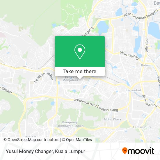 Yusul Money Changer map