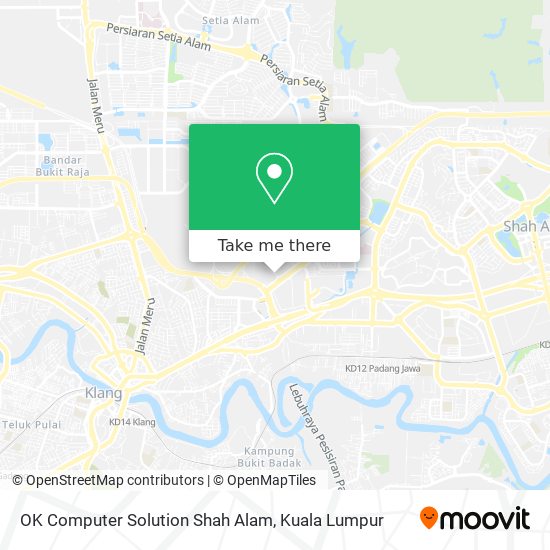 Peta OK Computer Solution Shah Alam