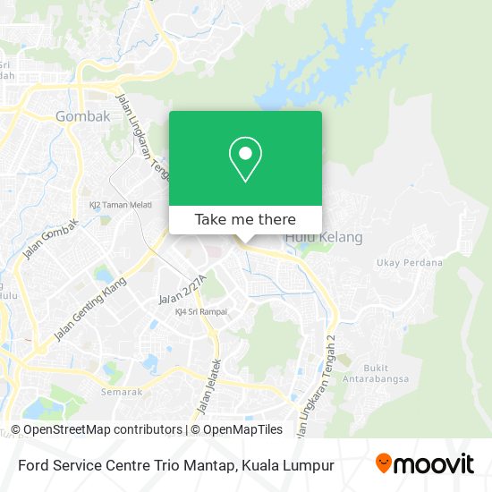 Peta Ford Service Centre Trio Mantap