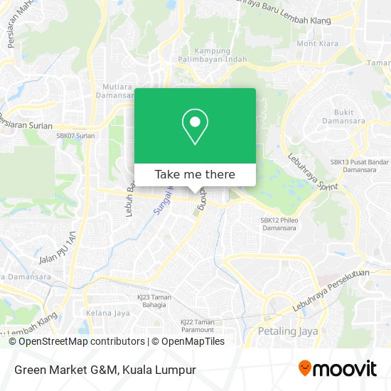 Green Market G&M map