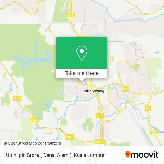 Upin Ipin Store ( Denai Alam ) map