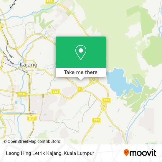 Leong Hing Letrik Kajang map