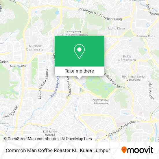 Common Man Coffee Roaster KL map