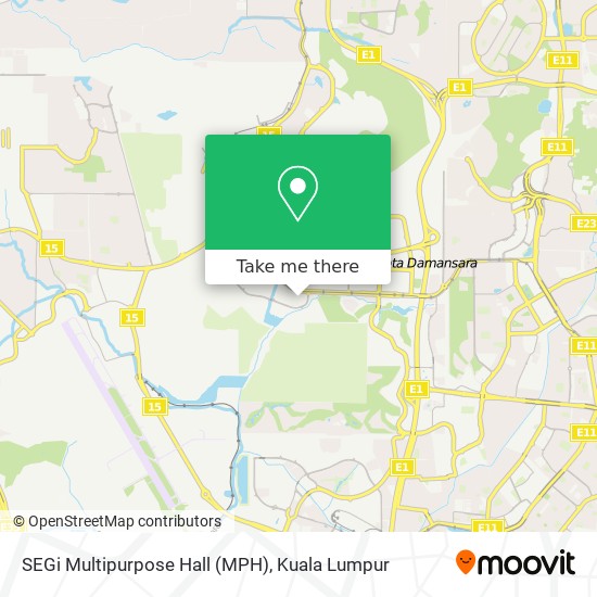SEGi Multipurpose Hall (MPH) map