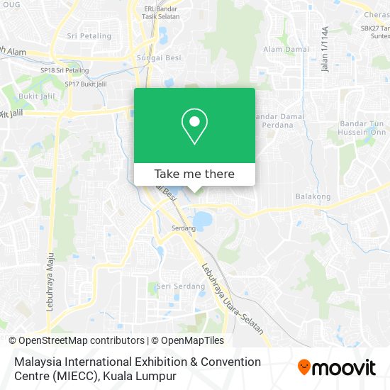 Malaysia International Exhibition & Convention Centre (MIECC) map