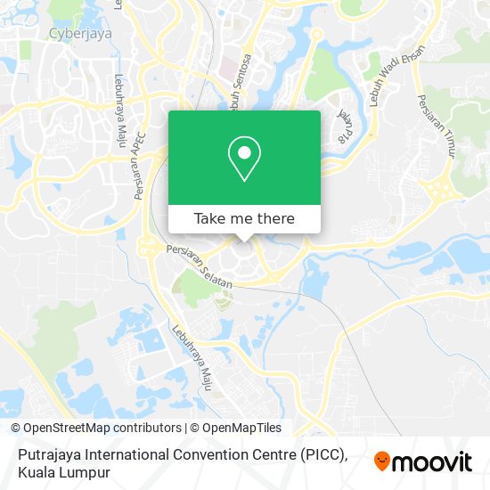 Peta Putrajaya International Convention Centre (PICC)