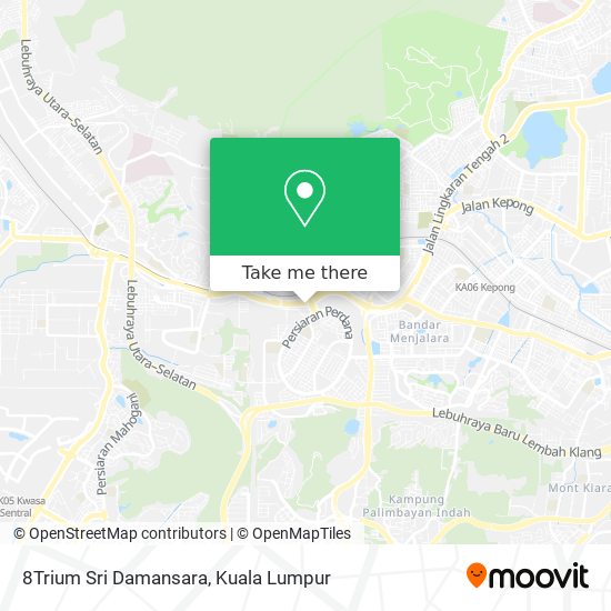 8Trium Sri Damansara map