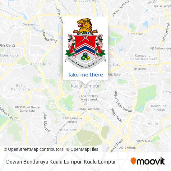 Peta Dewan Bandaraya Kuala Lumpur