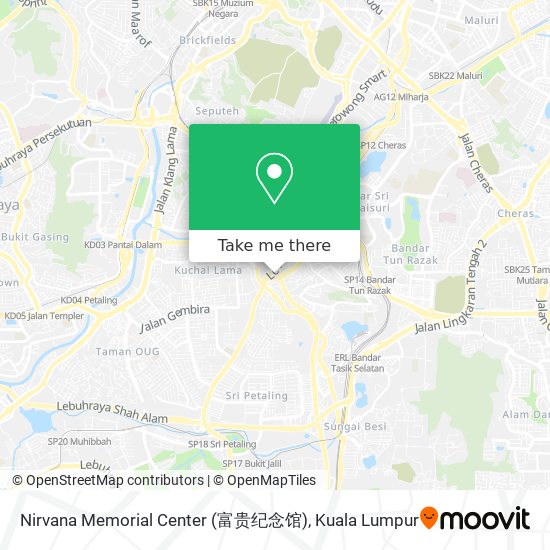 Nirvana Memorial Center (富贵纪念馆) map