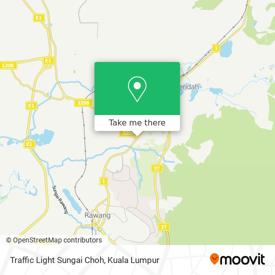 Traffic Light Sungai Choh map