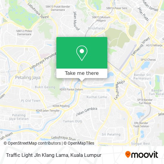 Peta Traffic Light Jln Klang Lama