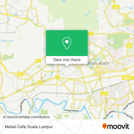 Melati Cafe map