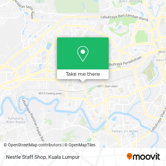 Nestle Staff Shop map