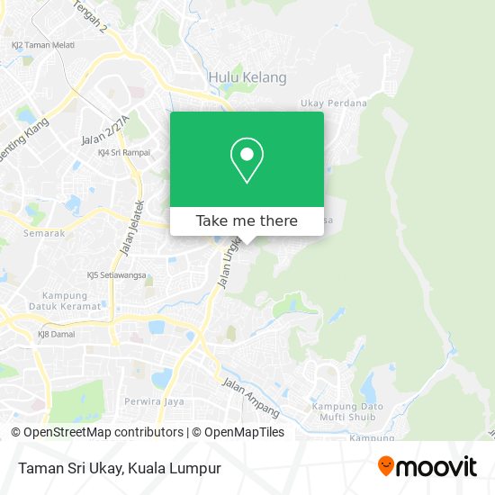 Taman Sri Ukay map