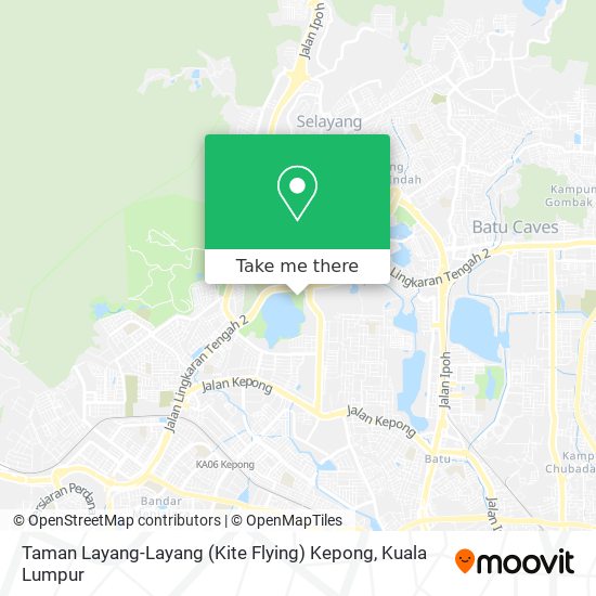 Taman Layang-Layang (Kite Flying) Kepong map