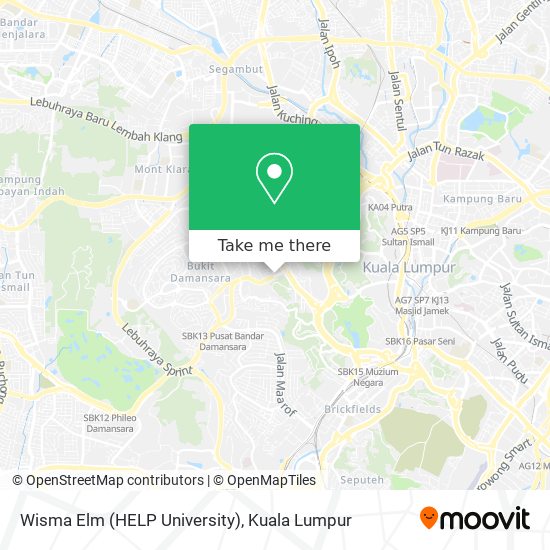 Wisma Elm (HELP University) map