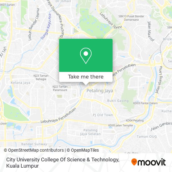 City University College Of Science & Technology map