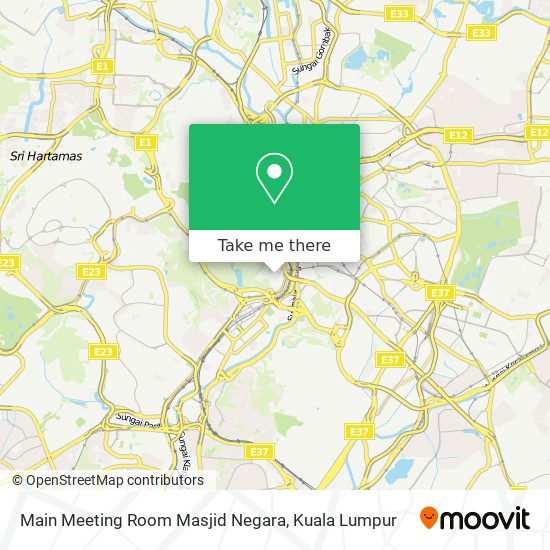 Peta Main Meeting Room Masjid Negara