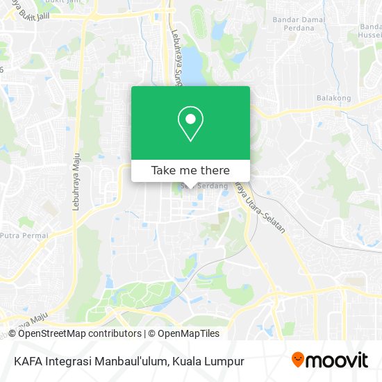 KAFA Integrasi Manbaul'ulum map