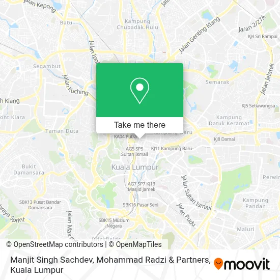 Manjit Singh Sachdev, Mohammad Radzi & Partners map