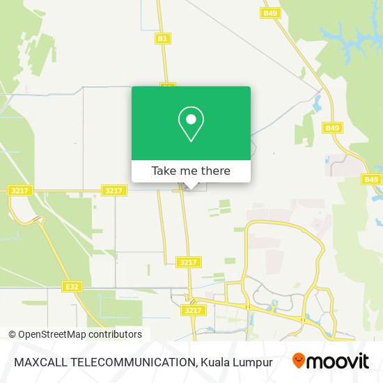 MAXCALL TELECOMMUNICATION map