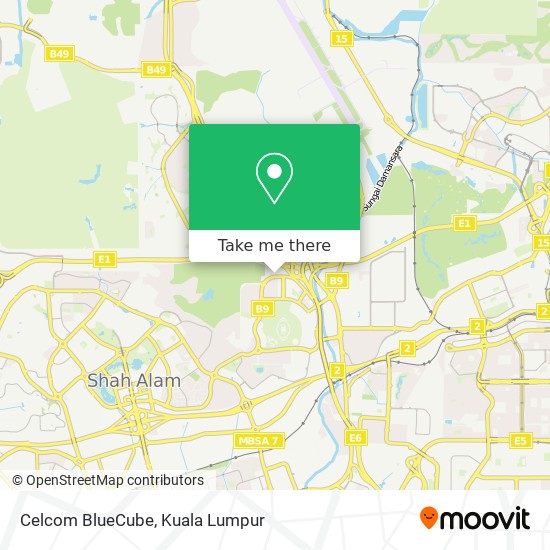 Celcom BlueCube map