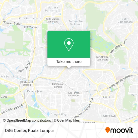 DiGi Center map