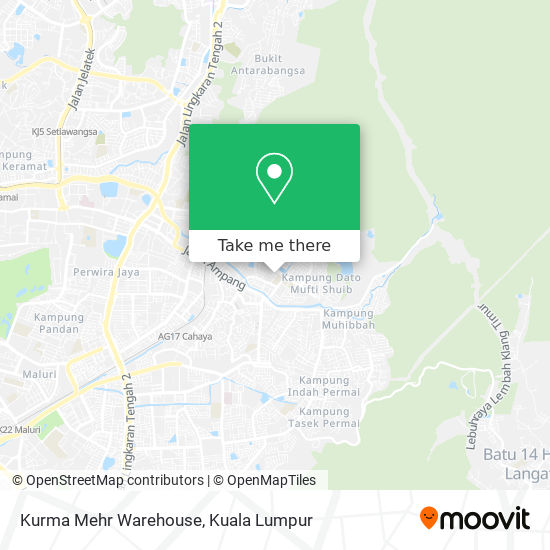 Kurma Mehr Warehouse map