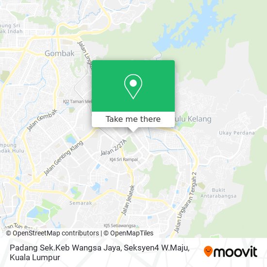 Peta Padang Sek.Keb Wangsa Jaya, Seksyen4 W.Maju