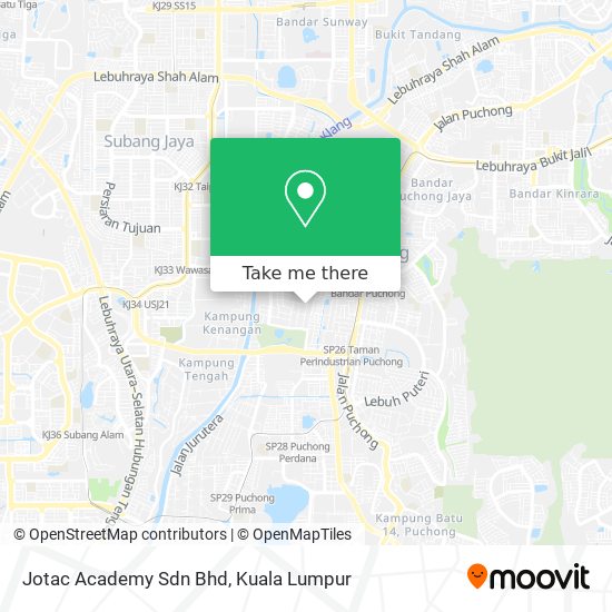 Jotac Academy Sdn Bhd map