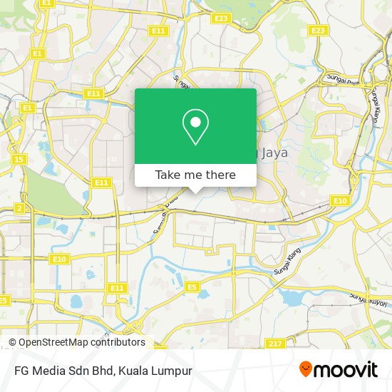 FG Media Sdn Bhd map