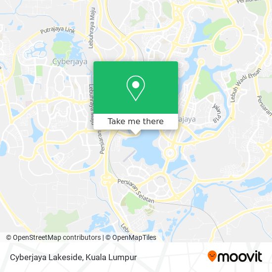 Cyberjaya Lakeside map