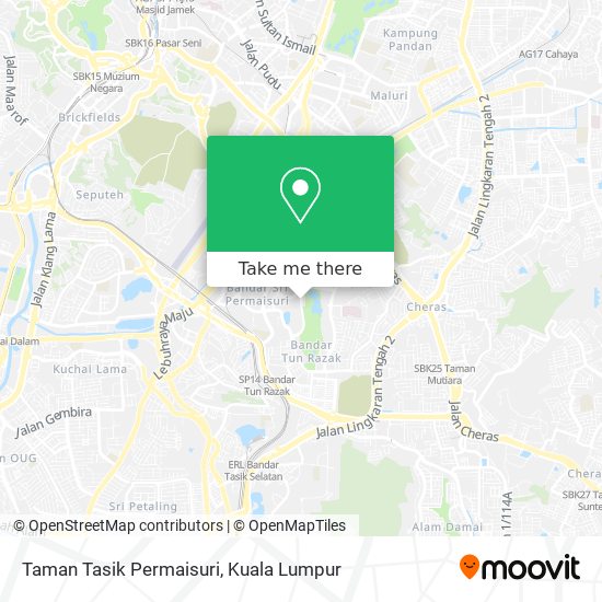 Taman Tasik Permaisuri map