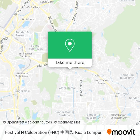 Festival N Celebration (FNC) 中国风 map