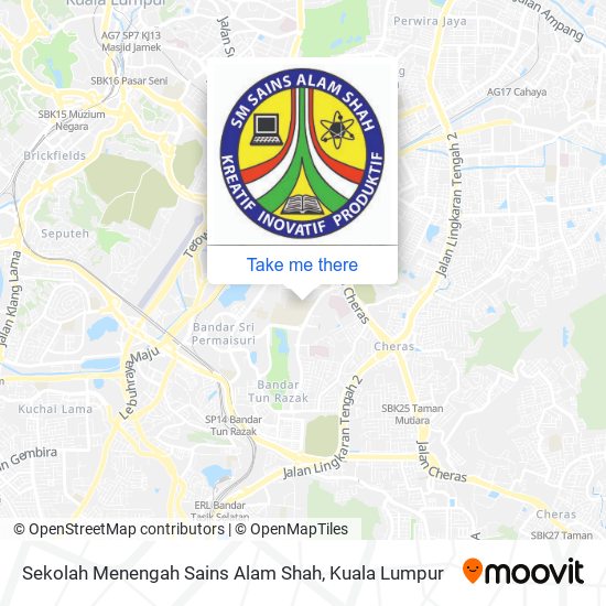 Peta Sekolah Menengah Sains Alam Shah