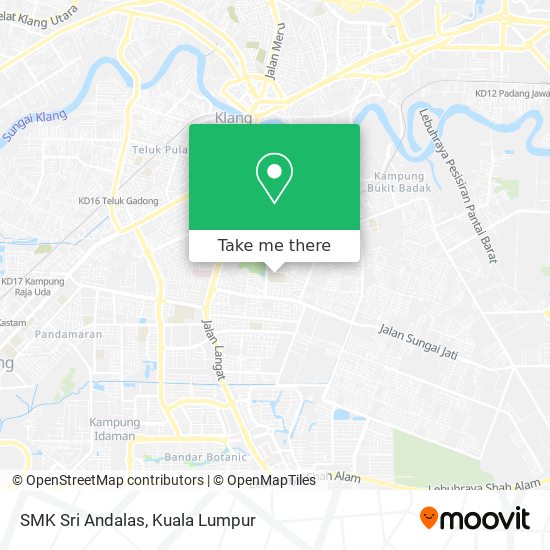 Peta SMK Sri Andalas
