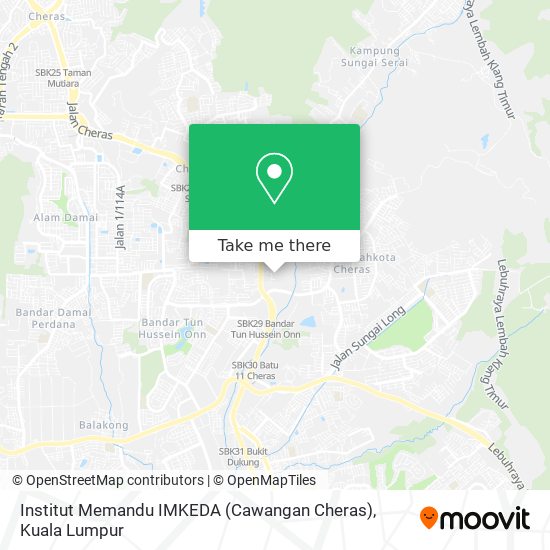 Institut Memandu IMKEDA (Cawangan Cheras) map
