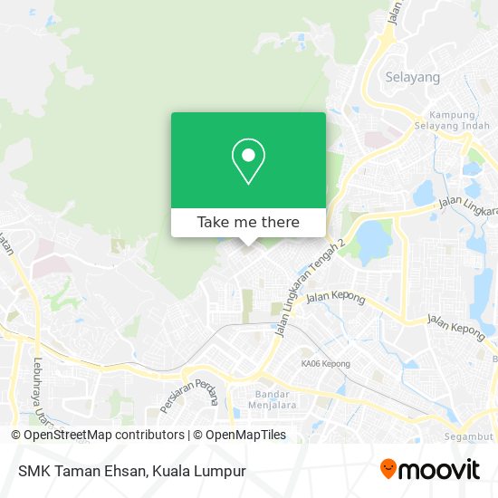 Peta SMK Taman Ehsan